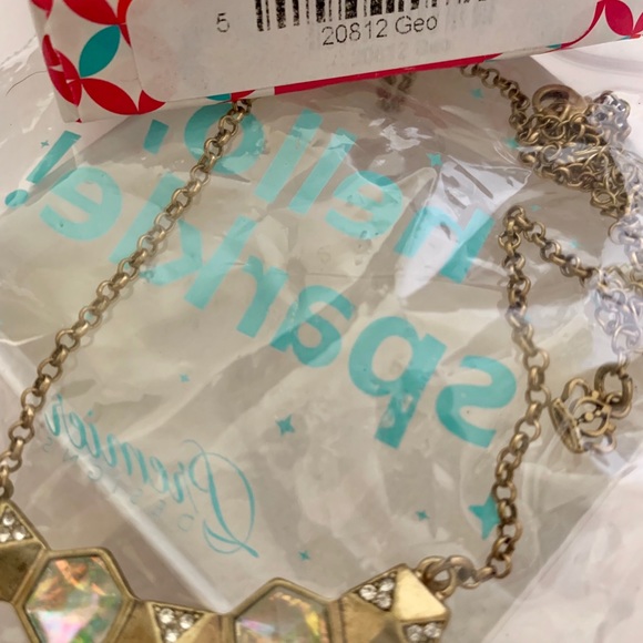 Premier Designs Geo reversible gold necklace - Picture 2 of 3